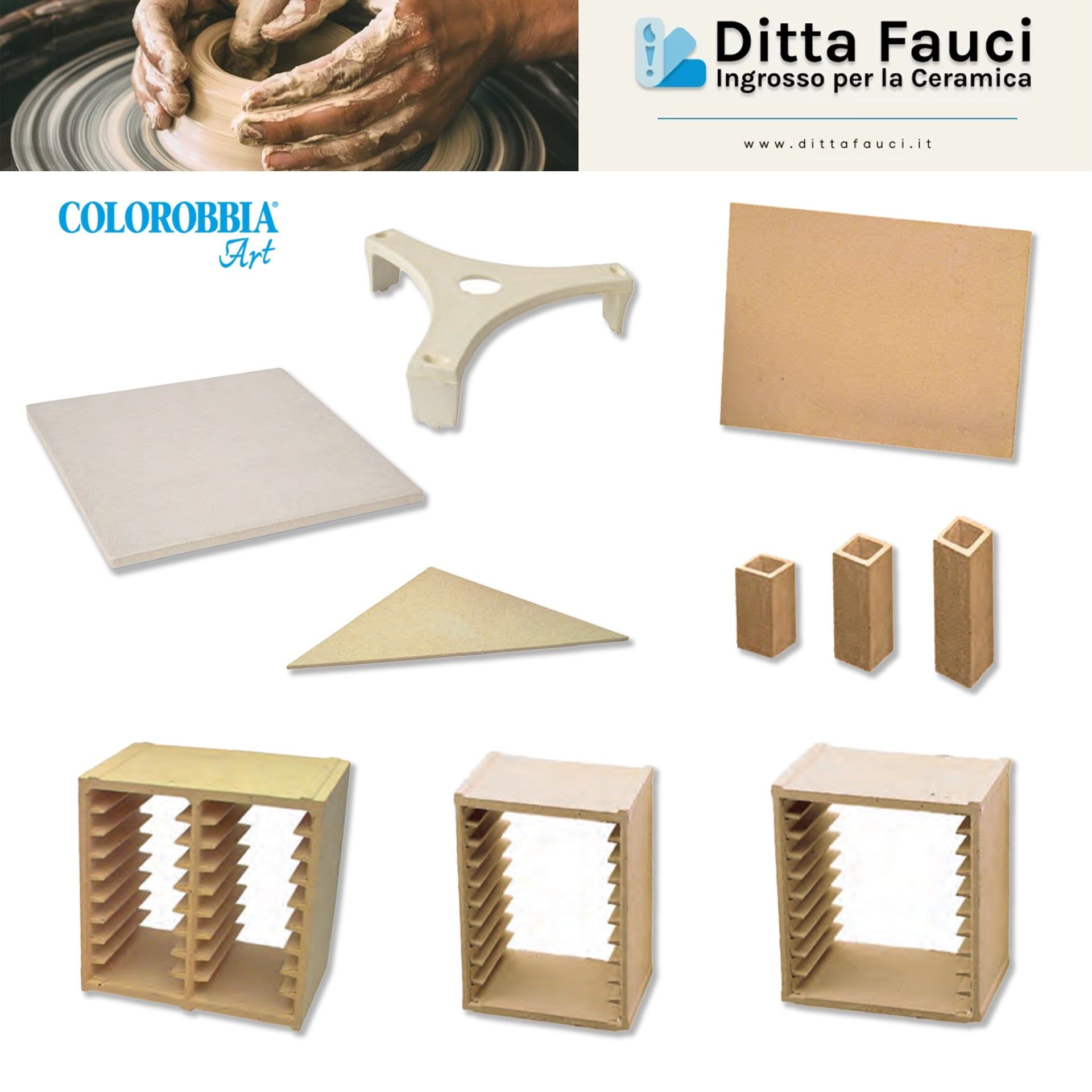 Supporti e accessori per forni - Ingrosso per la Ceramica | Ditta Fauci