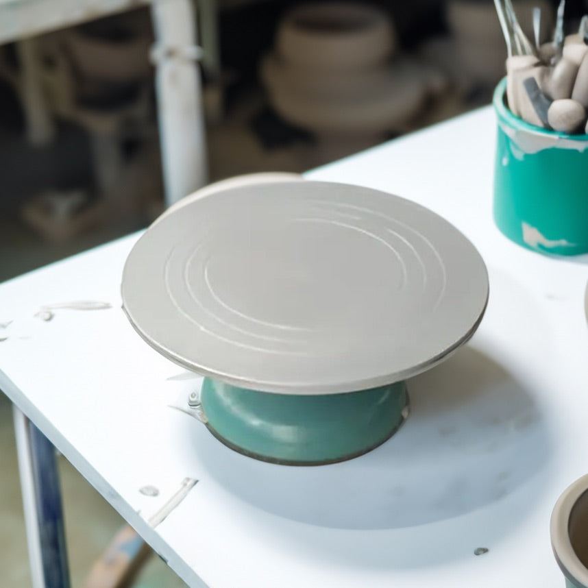 Tornio da tavolo per modellare, disco in alluminio Colorobbia - Ingrosso per la Ceramica | Ditta Fauci