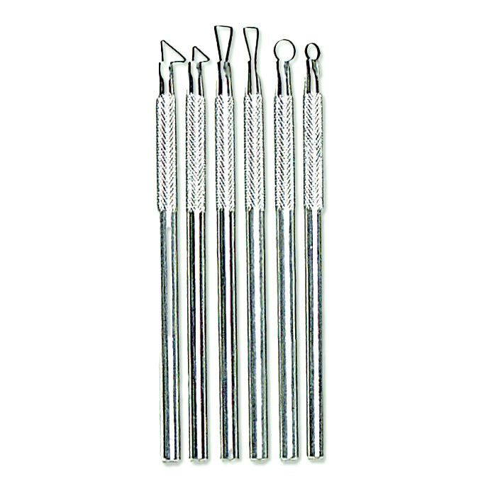 Set Cappi in alluminio 6 pz cm 13
