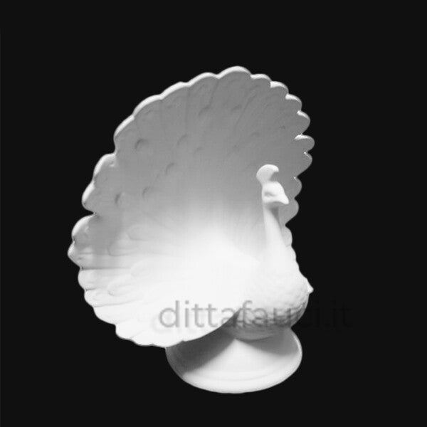 Pavone bomboniere | Semilavorati in ceramica - Ingrosso per la Ceramica | Ditta Fauci