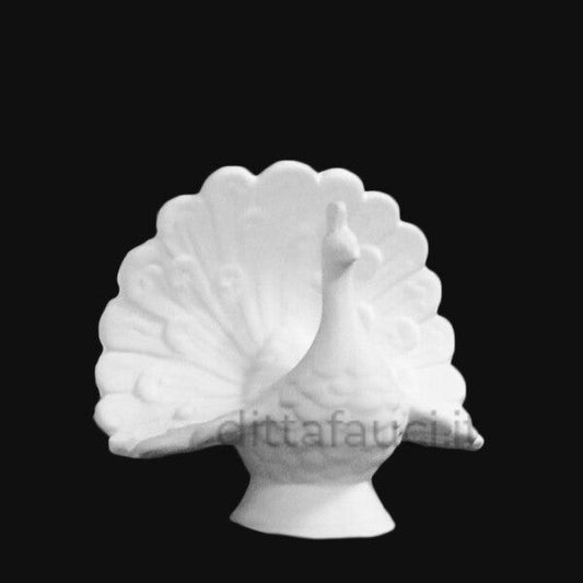 Pavone bomboniere | Semilavorati in ceramica - Ingrosso per la Ceramica | Ditta Fauci