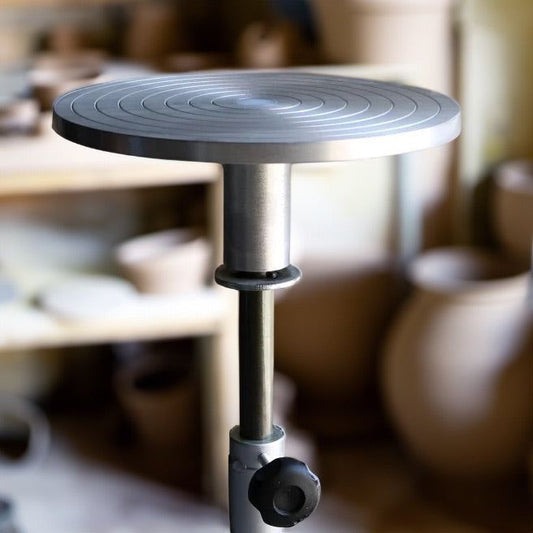 Tornio da terra con girella in alluminio regolabile - Ingrosso per la Ceramica | Ditta Fauci