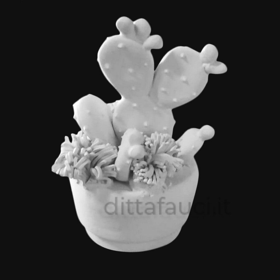 Pala fico I Mis base cilindrica h 12 cm, diam. 6 cm | Piantine in ceramica - Ingrosso per la Ceramica | Ditta Fauci