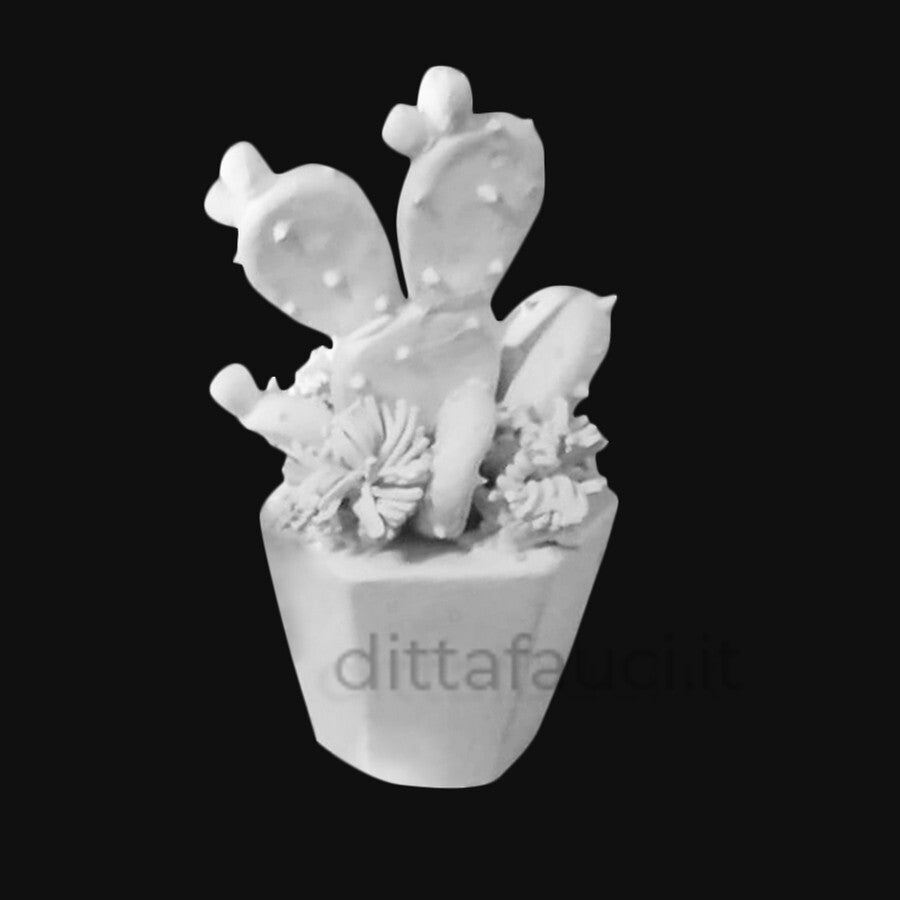 Pala fico I Mis base esagonale h 12 cm, diam. 7 cm | Semilavorati in ceramica - Ingrosso per la Ceramica | Ditta Fauci