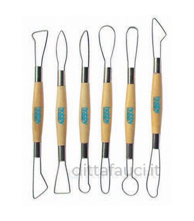 Set mirette 6 pcs cm 15 - Ingrosso per la Ceramica | Ditta Fauci