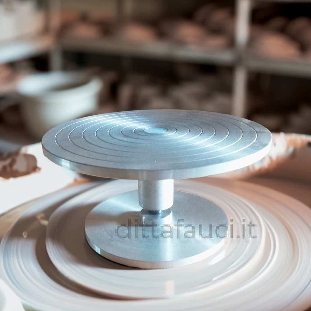 Tornio per decorazione | Girella da tavolo per decorare con cuscinetti - Ingrosso per la Ceramica | Ditta Fauci