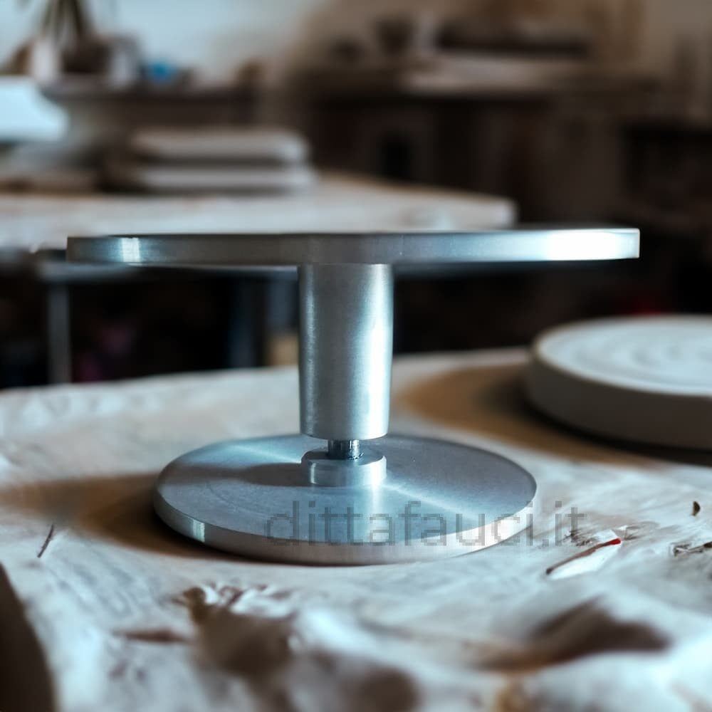 Tornio per decorazione | Girella da tavolo per decorare con cuscinetti - Ingrosso per la Ceramica | Ditta Fauci