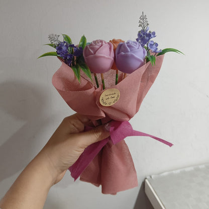 Candela Bouquet Composto in Cera