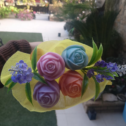 Candela Bouquet Composto in Cera