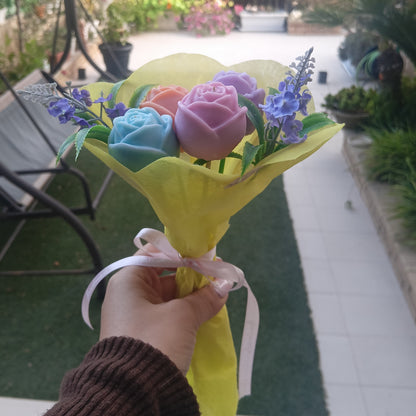 Candela Bouquet Composto in Cera