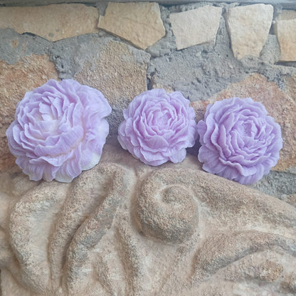 Candela Peonia in Cera