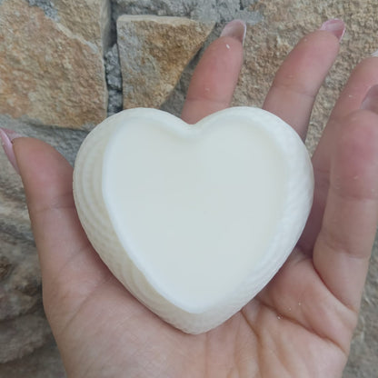 Candela Cuore Tridimensionale in Cera