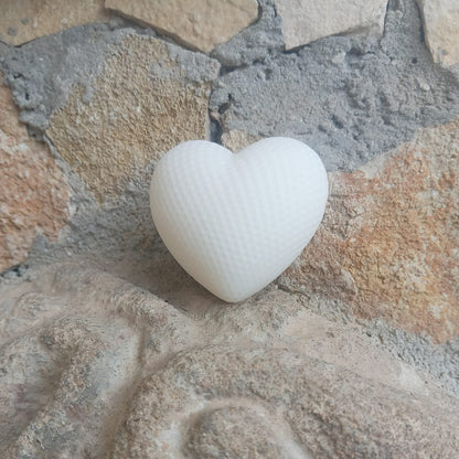 Candela Cuore Tridimensionale in Cera