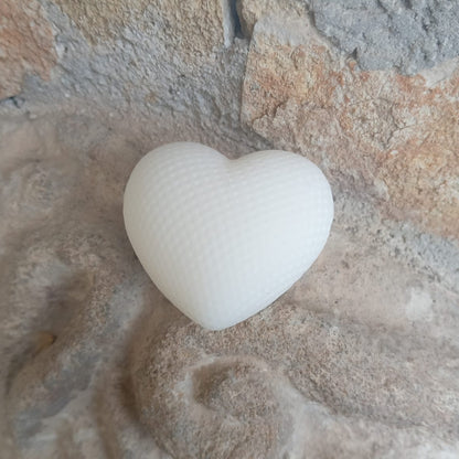 Candela Cuore Tridimensionale in Cera