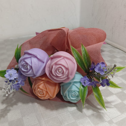 Candela Bouquet Composto in Cera