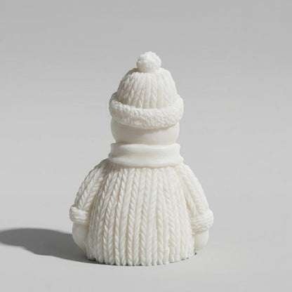 Candela Pupazzo di Neve in Cera, foto 2