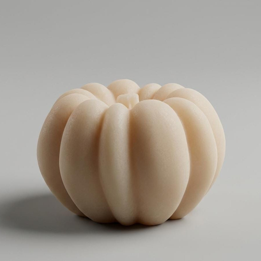 Candela Zucca in Cera - Misure cm 5x4