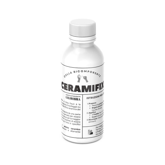 Colla Bicomponente "Ceramifix" 1kg per riparazioni ceramiche con e senza cottura