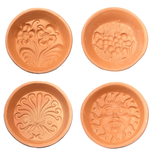 Formella per mostarda in terracotta da smaltare o decorare