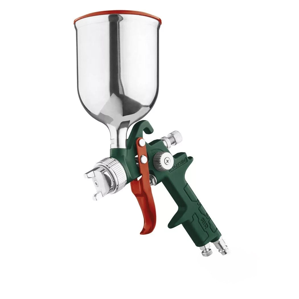 Pistola Aerografo con Ugello da 1,5 mm e Serbatoio Superiore