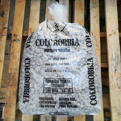 Terraglia Bianca Essiccata per colaggio 25kg