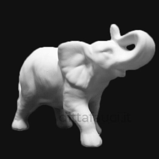 Elefante in terraglia bianca